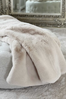 DIVERSE LEVERANDØR - Super Soft 5093 Plaid 130*175 Beige