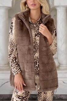 NDP - Giovanni Fake Fur Vest 255151