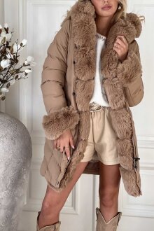 NDP - Cooper Fake Fur Coat 7512