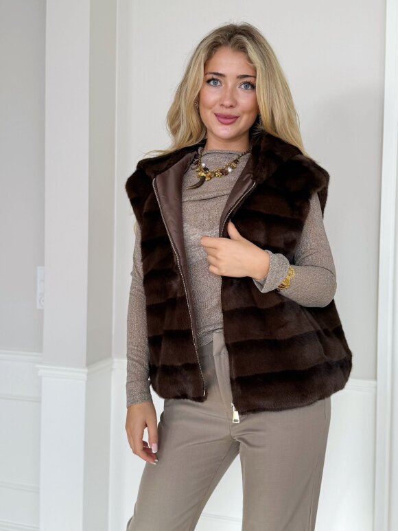 NDP - Phanie Fake Fur Vest 39222