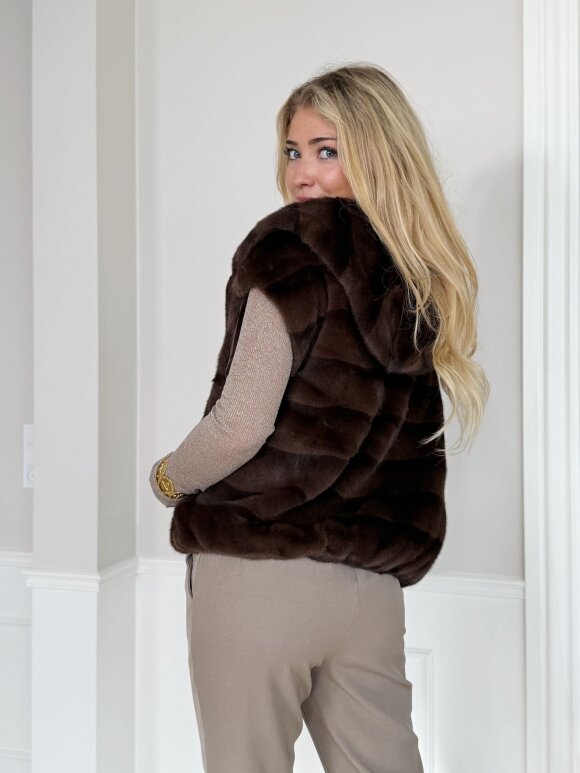 NDP - Phanie Fake Fur Vest 39222