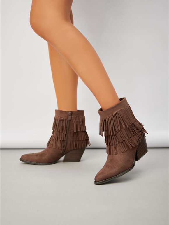 NDP - Belle Low Fringe Boot 1433