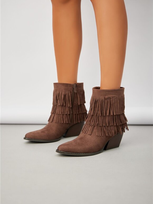 NDP - Belle Low Fringe Boot 1433