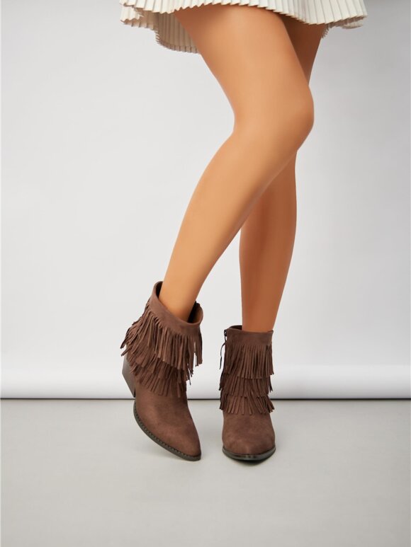 NDP - Belle Low Fringe Boot 1433