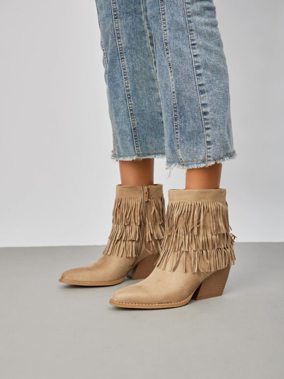 NDP - Belle Low Fringe Boot 1433