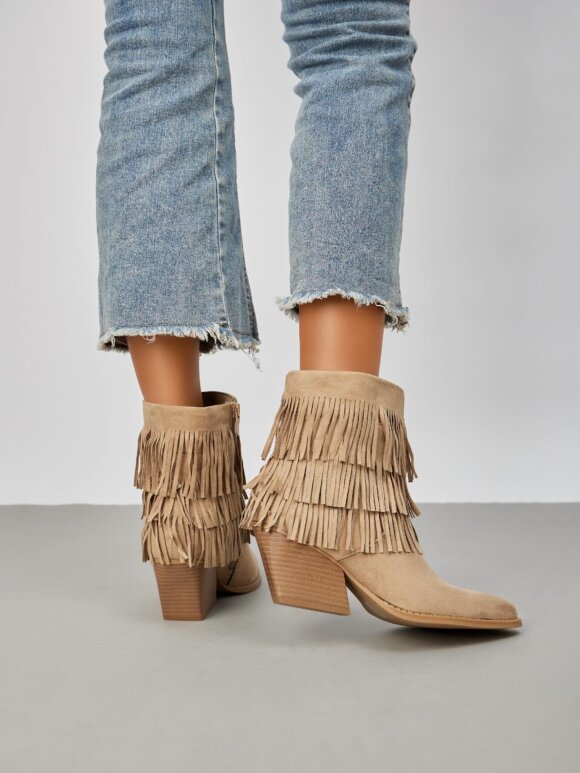 NDP - Belle Low Fringe Boot 1433