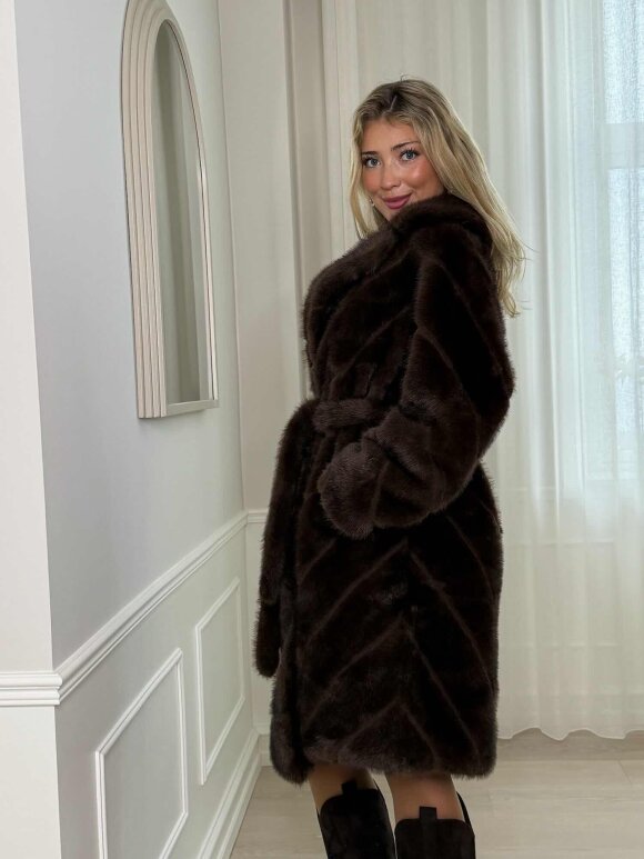 NDP - Phanie Fake Fur Coat 39208