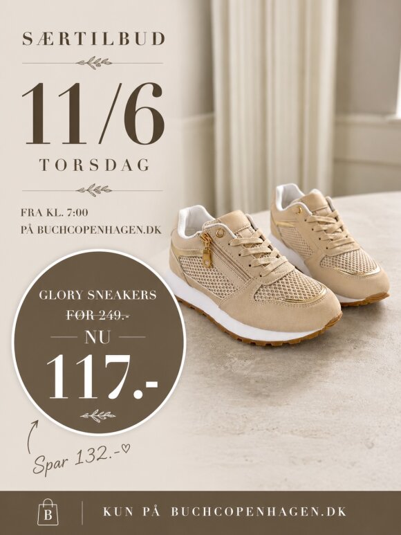 Buch Copenhagen - SÆRTILBUD TORSDAG Glory Sneaker K1769 Taupe