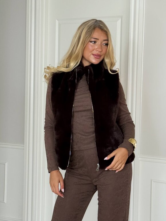 NDP - Phanie Fake Fur Vest 39158