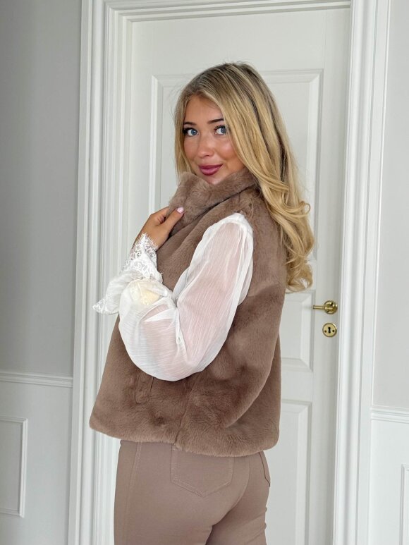 NDP - Phanie Fake Fur Vest 39158
